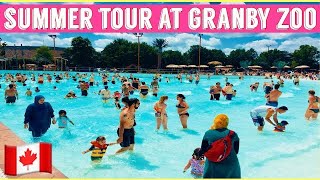 SUMMER TOUR AT GRANBY ZOO WATER PARK IN CANADA 2018 [upl. by Ij]