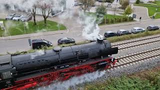 01 1104 mit Sonderzug nach Lindau in Immenstadt [upl. by Ymeon]