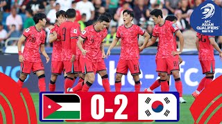 On course for World Cup  Jordan  Korea Republic  Highlights  AsianQualifiers  Road To 26 [upl. by Deehan]