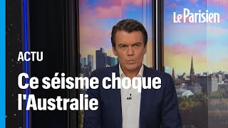 Ce séisme rare a surpris des présentateurs télé en Australie [upl. by Stevy]