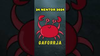 GAFORRJA  Horoskopi ditor 24 nentor 2024 [upl. by Ynattir316]