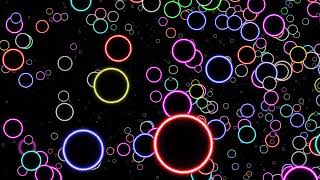 Multi Color Circle Shape Particle Glitter Flying Background Loop  Royalty Free  No Copyright [upl. by Arabelle193]