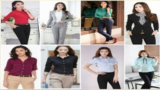 Womens Office Wear Formal Pant and Shirt Latest Style [upl. by Hilliary]