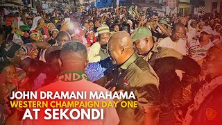 See How John Mahama Størms Sekondi For His Last Campaign  Unbelievable Crowd [upl. by Alby]