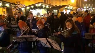 Grafenau Bayer Wald JugendBlaskapelle Schlag spielt traditionelle Weihnachtslieder [upl. by Liakim]