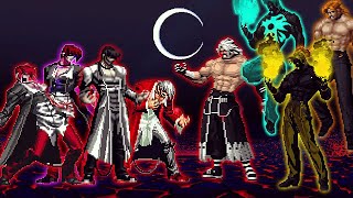 KOF Mugen Orochi Iori Yagami AD Team Vs Superpower Rugal Team [upl. by Hanway]