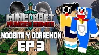 WASSANGA  Noobita y Doraemon en los Juegos del Hambre  Ep 3 [upl. by Elleirad754]