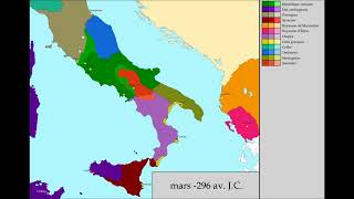 Roman conquest of Italy 343241 BC Every months [upl. by Laure]