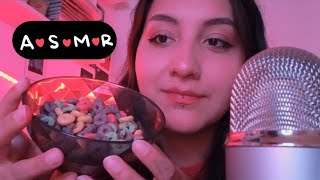 Asmr ♡ Cereales 🥣 Asmr comiendo ✨️ [upl. by Atsirak]