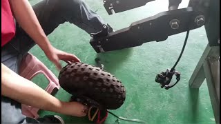 X7 Scooter change rear motor [upl. by Norehs396]