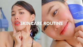 MY UPDATED SKINCARE ROUTINE oily acneprone sensitive skin [upl. by Brockie]