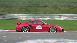 Porsche 997 GT2RS  in Action on The Nurburgring [upl. by Amado]