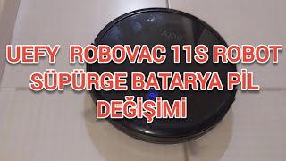 Anker uefy robovac 11s robot süpürge batarya pil değişimi robot süpürge tamiri [upl. by Issiah680]