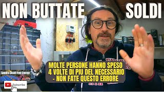 Fotovoltaico faidate COSTI benefici e come iniziare 3 ERRORI DA NON fare offgrid 1million 3d [upl. by Eri273]