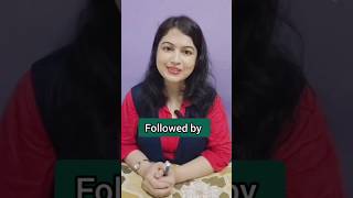 Followed by এর ব্যবহার l Advanced English Phrases l English speaking practice shorts youtubeshorts [upl. by Esirtal]