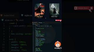 Card Hover Effect by Naiyan Noor coding naiyannoor webdesigner programminglanguage javascript [upl. by Nauqas501]