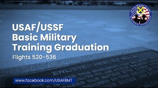 USAFUSSF Basic Military Training Graduation Ceremony Flights 520536  August 15 2024 [upl. by Pepin]