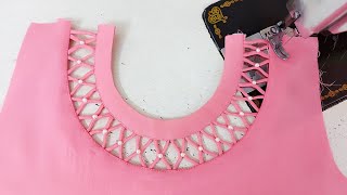 Dori के साथ बनाएं बेहद खूबसूरत Neck डिज़ाइन  Beautiful Neck Design with Dori [upl. by Liatnahs]