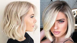 Women Medium Short Haircut Tutorial  Hair Trendy  Haircuts For Over 40 [upl. by Taka]