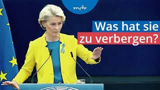 Strafverfahren gegen Ursula von der Leyen gestartet  Umschau  MDR [upl. by Lemhar664]