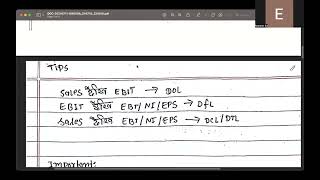 Chapter 12 Leverage and Capital Structure Revision Part1 OLD course Fast Track Revision Account [upl. by Zilada]