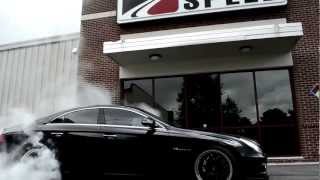 CLS55 AMG destroying 3153020 tires HQ Burnout [upl. by Aydan838]