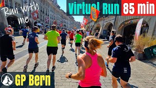 2022 Grand Prix Bern  Running Video für Laufband Training  Virtual Run 22 Schweiz [upl. by Arvo]