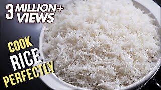 How To Cook Rice Perfectly  Easy Recipe By Ruchi Bharani  Basic Cooking [upl. by Daigle]