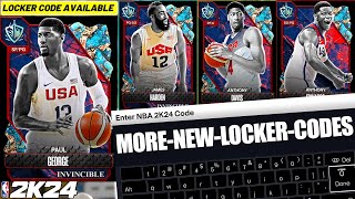 Hurry and Use the New Locker Codes for ANY Guaranteed Free Invincible NBA 2K24 MyTeam [upl. by Nossah]