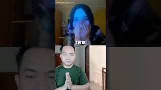 SENYUMANNYA ITULOH  OME TV omegle ometv ometvinternasional shorts [upl. by Nyrual897]