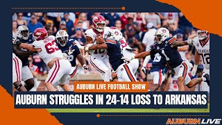 Auburn Football Struggles In 2414 Loss Against Arkansas  Auburn Live Football Show [upl. by Thurber]