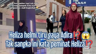 Heliza helmi tiru gaya Adira‼️😱 ini kata peminat Heliza buat ramai tak sangka⁉️ [upl. by Wind]