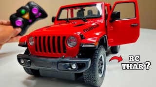 RC officially Licensed Jeep Wrangler Rubicon Unboxing amp testing  Chatpat toy tv [upl. by Hiamerej]