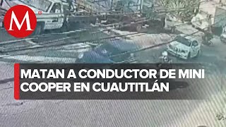 Dos sujetos armados asesinaron a un automovilista en Cuautitlán Izcalli [upl. by Hamann]