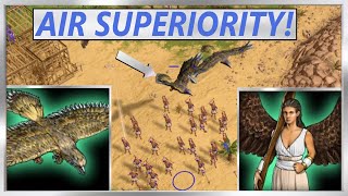 Age of Mythology RETOLD  Stymphalian birds are KEY to success as Gaia [upl. by Nadabus]