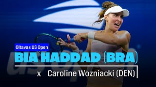 BIA HADDAD x Caroline Wozniacki Oitavas US Open 2024  Live comentários [upl. by Burris]