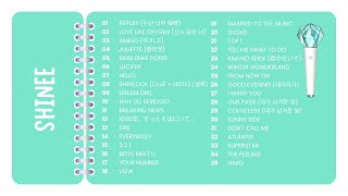 SHINEE PLAYLIST UPDATED 2023 [upl. by Volney422]