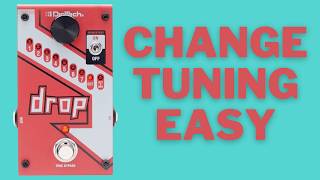 How to get 8 Guitars in 1 Pedal DigiTech Drop [upl. by Zapot]