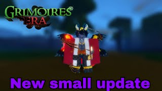 Grimoire era new small update and new codes [upl. by Ahrens]