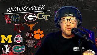 RIVALRY WEEK UGA VS TECH IRON BOWL TEXAS VS TEX AampM ND VS USC CLEM VS SOCAR OHIO STATE VS MICH [upl. by Novyart787]