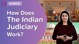 How Does The Indian Judiciary Work  Class 8  Civics  Learn With BYJUS [upl. by Anivol]