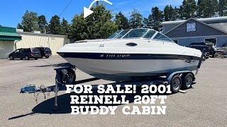 SOLD 2001 Reinell 20ft Cuddy Cabin with 50 Fuel Injected Volvo Penta [upl. by Rolecnahc]