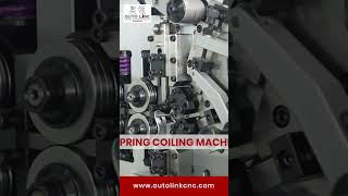 CNC Spring Coiling Machine  Shorts [upl. by Elberta]