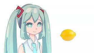 Miku Eats Lemon and dies [upl. by Greenwell820]