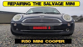 The £200 Salvage R50 Mini Cooper Gets Fixed MiniMayhem minicooper [upl. by Ilatfan661]