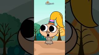 Kaget ada hantuuu animation funny shorts [upl. by Grey989]