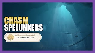 GUIDE CHASM SPELUNKERS  The Chasm Delvers 2  World Quests  Genshin Impact [upl. by Rialcnis]