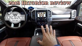 Super In Depth Interior Review  2019 FORD F250 KING RANCH  Most Luxurious Truck In America [upl. by Daas660]