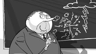 Frankenweenie  MR R teaches lightning  Early Storyboard Animatic [upl. by Crow]