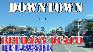 Bethany Beach  Delaware  4K Downtown Drive [upl. by Ribble]